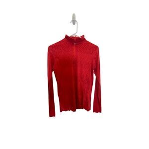 TASC Performance Women's 1/4 Zip Pullover Gorpcore Utility Pilates Cardio Gym S